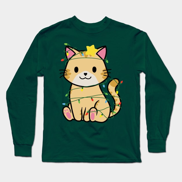 Xmas Ginger Long Sleeve T-Shirt by Meowmaddie